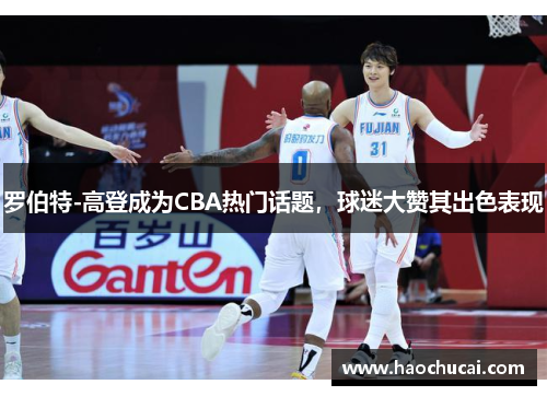 罗伯特-高登成为CBA热门话题，球迷大赞其出色表现